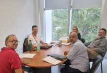 Reunión con el interventor del Hospital de Reconquista