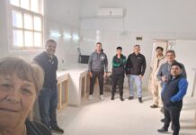 Vera: alumnos del taller de electricidad y prácticas en el Hospital
