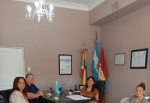 Reunión con la intendenta de El Trébol