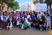 UPCN Santa Fe presente en la marcha por el Día Internacional del Trabajo