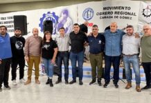 Peña de los trabajadores en Cañada de Gómez