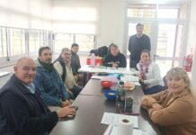 Reunión de trabajo con Asistentes Escolares en el CEF de Ceres