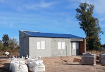 Se comienza a construir el sueño de la casa propia en Las Rosas