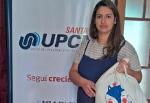 UPCN entregó el Bolsón de Nacimiento a la compañera Rocío Stirnemann